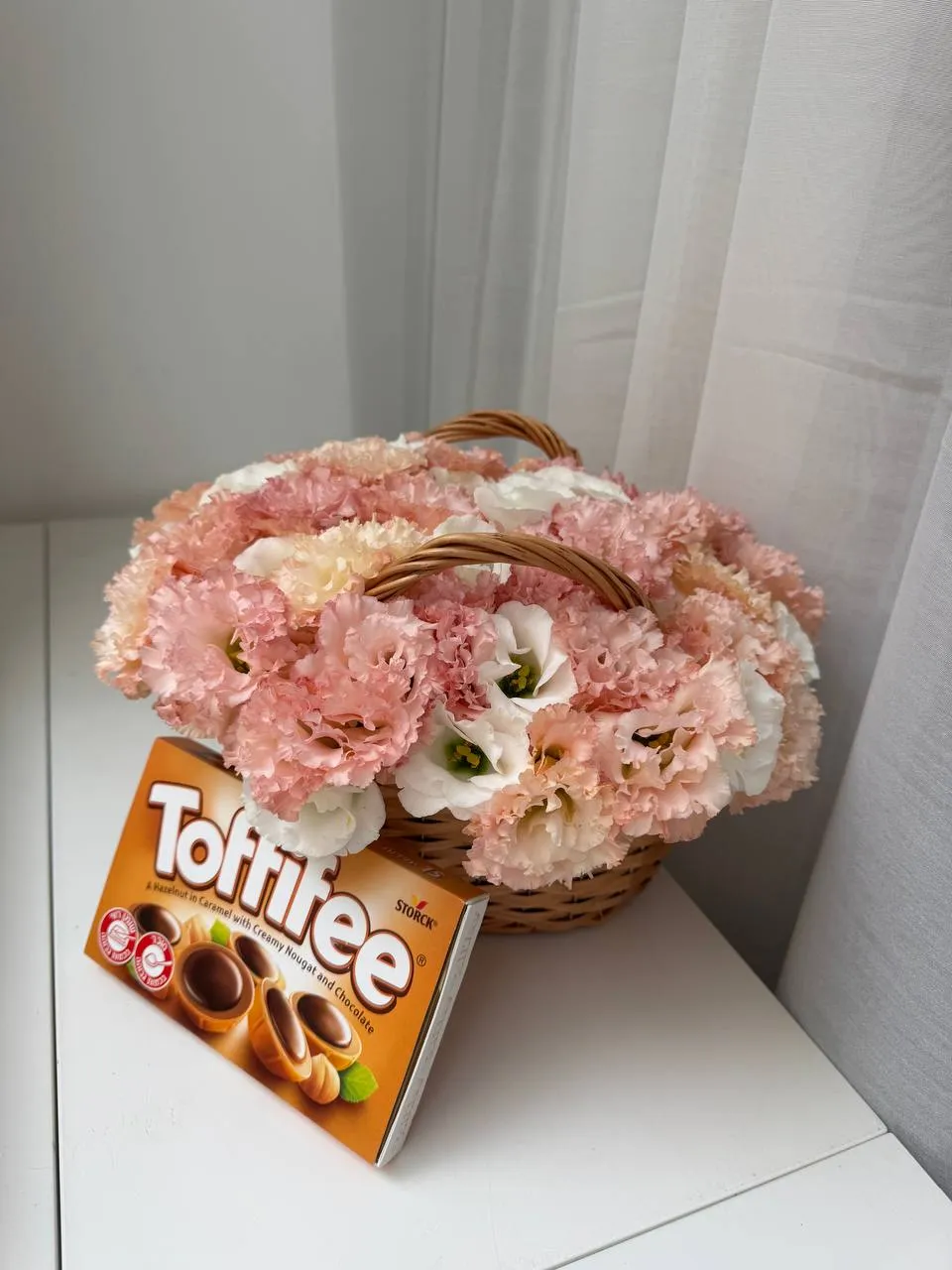 Pastel Dream Lisianthus Basket